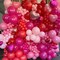 12 Inch Metallic Hot Pink Chrome Magenta Heart Balloons Birthday Party Decorations(Hot Pink - Heart)